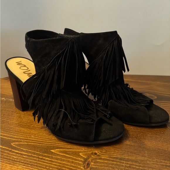 Sam Edelman Elaine Boho Fringe Booties NWOB - Picture 2 of 4